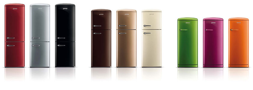 Collection Rétro de Gorenje Collection Rétro de Gorenje. Réfrigérateur. Réfrigérateur de couleur.