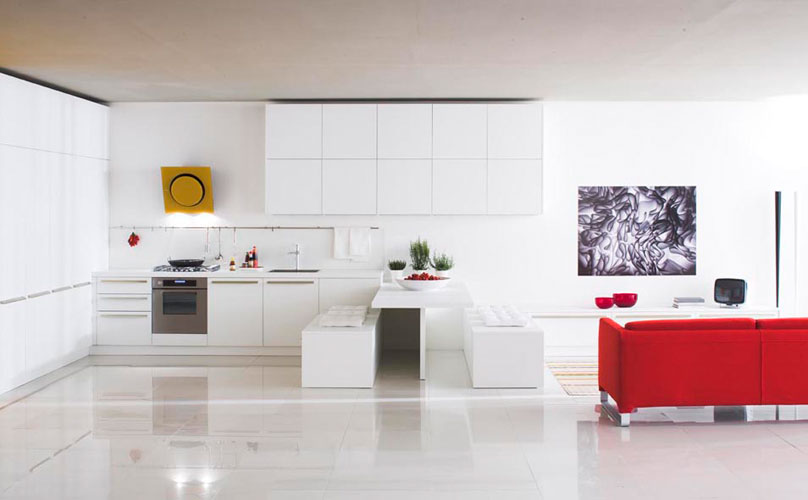 Ethica de Veneta Cucine cuisine blanche-cuisine haut de gamme