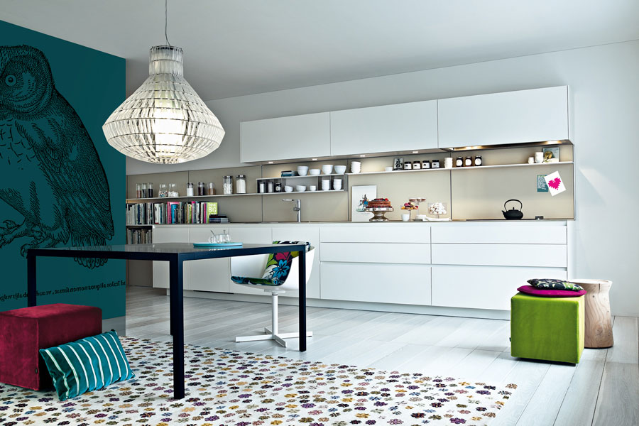 Twelve de Varenna cuisine blanche-cuisine haut de gamme
