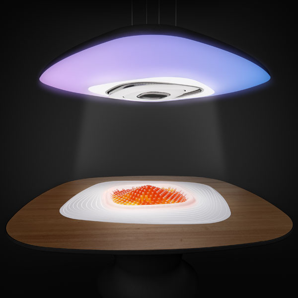 Fireplace de Whirlpool-cuisine du futur