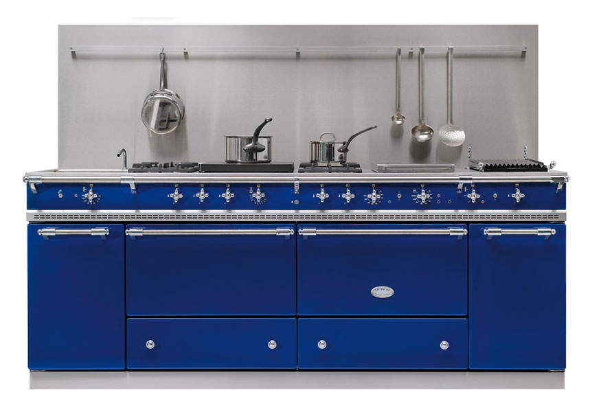 Sully 2200 Bleu Porto de Lacanche Lacanche-piano de cuisson-fourneau de cuisson